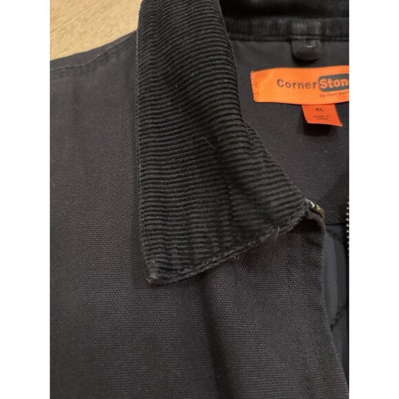 Vintage Ryder Trucking Detroit Jacket CornerStone XL Quilt Lined Workwear Canvas - Picture 4 of 9